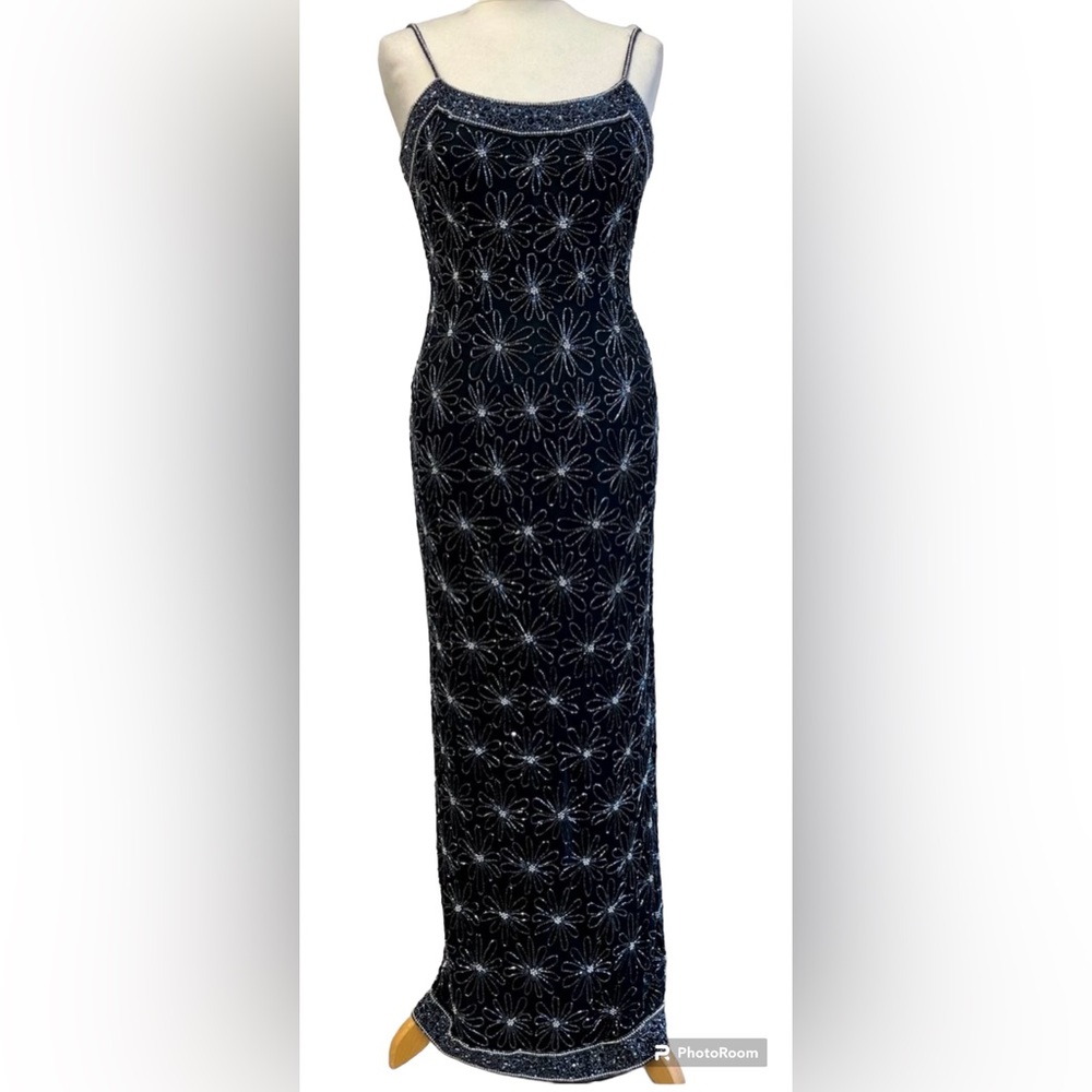 Papell Boutique Beaded Gown